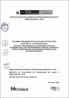 Dictamen Preliminar De Evaluación De Tecnología Sanitaria N° 012-DETS ...